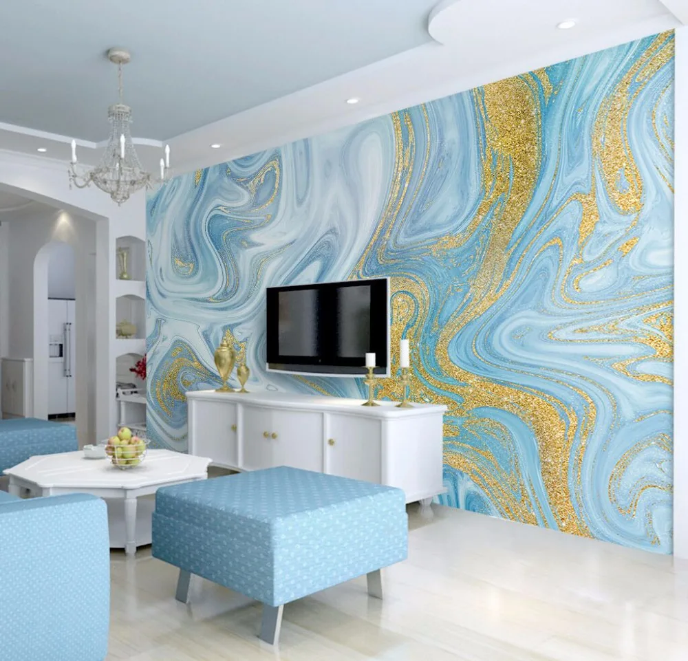 Bacaz Gold Blue Texture 3d Marble Wallpaper 3d Photo Mural for TV Background Living room 3d Wall Murals 3D Marble Wall paper
Bacaz Gold Blue Texture 3d Marble Wallpaper 3d Photo Mural for TV Background Living room 3d Wall Murals 3D Marble Wall paper
