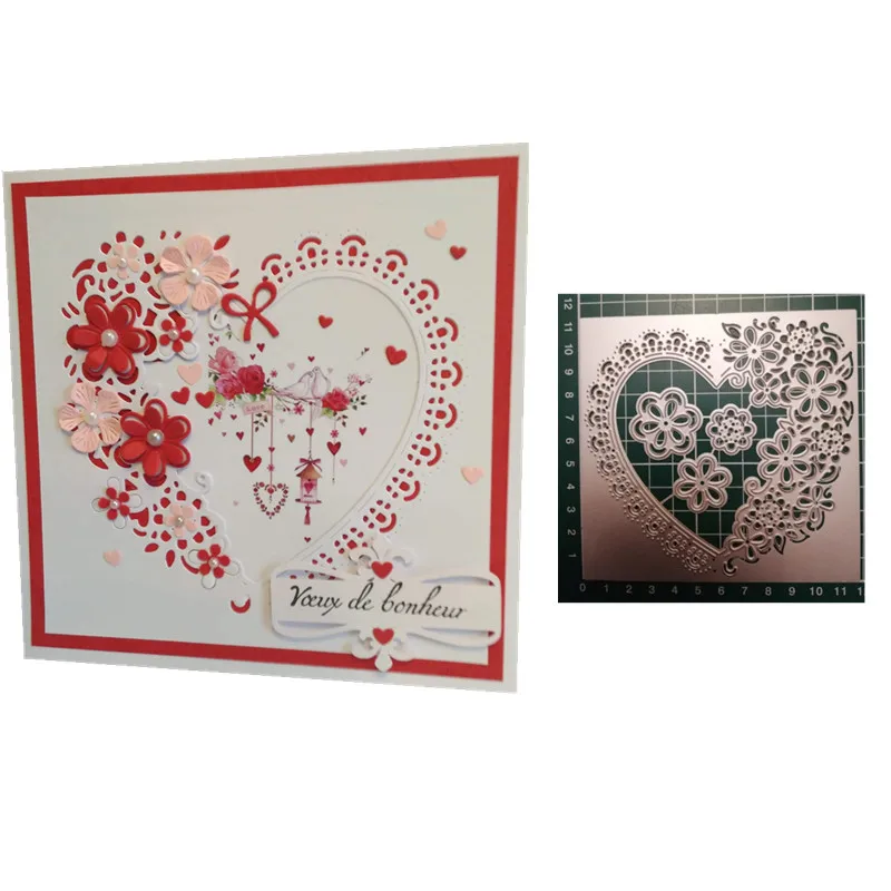 Gowing Wedding Heart Love Etched dies Metal Cutting Dies Stencil for DIY Scrapbooking Paper Album Card Craft Embossing Dies Cut
Gowing Wedding Heart Love Etched dies Metal Cutting Dies Stencil for DIY Scrapbooking Paper Album Card Craft Embossing Dies Cut