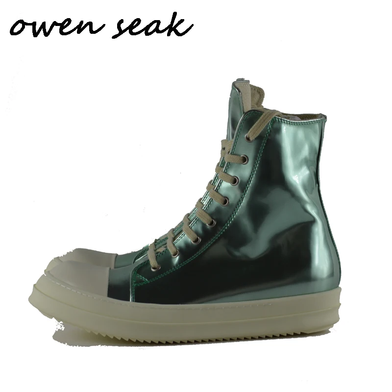19ss Owen Seak Men Canvas Shoes High-TOP Ankle Lace Up Luxury Trainers Sneakers Boots Casual Brand Zip Flats Shoes Black Big
19ss Owen Seak Men Canvas Shoes High-TOP Ankle Lace Up Luxury Trainers Sneakers Boots Casual Brand Zip Flats Shoes Black Big