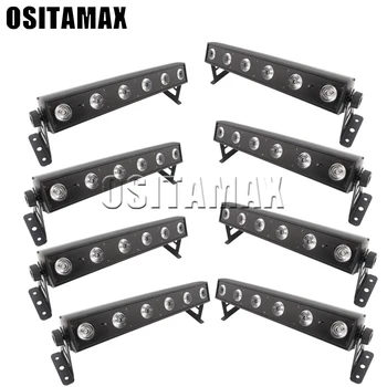 8Pcs LED 6x12W RGBWA+UV 6in1 Led Wall Wash Light DMX512 Moving Head Light Professional DJ /Bar /Party /Show /Stage Light 
8Pcs LED 6x12W RGBWA+UV 6in1 Led Wall Wash Light DMX512 Moving Head Light Professional DJ /Bar /Party /Show /Stage Light