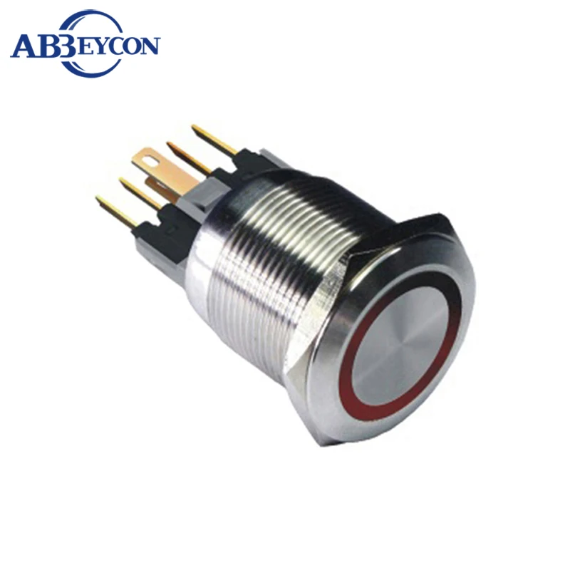 ABBEYCON 22mm ring LED illuminated metal flat round lamp 12v ON-OFF waterproof led switches red/blue/green/orange/white/yellow
ABBEYCON 22mm ring LED illuminated metal flat round lamp 12v ON-OFF waterproof led switches red/blue/green/orange/white/yellow