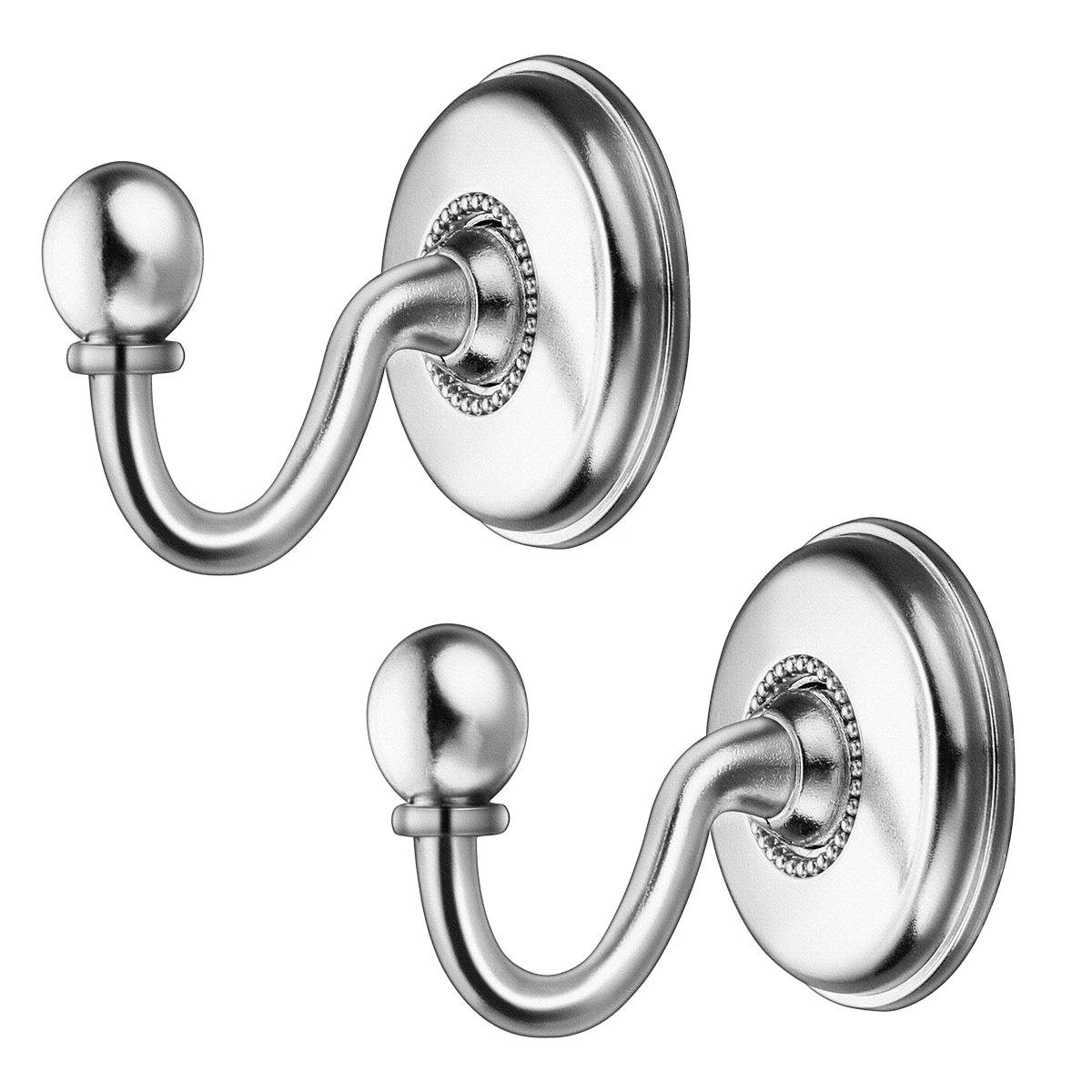 NUOLUX 2Pcs/Pack Vintage Alloy Pommel Hooks Curtain Holdbacks Tieback Hooks Door Wall Hat Coat Hangers Home Accessories (Silver)
NUOLUX 2Pcs/Pack Vintage Alloy Pommel Hooks Curtain Holdbacks Tieback Hooks Door Wall Hat Coat Hangers Home Accessories (Silver)