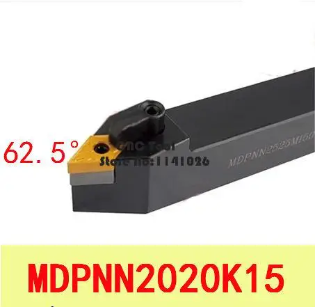 MDPNN2020K15 CNC Turning Lathe Machine Tools Lathe Cutting Tools 62.5 degrees External Turning Tool Holder 20*20*125MM
MDPNN2020K15 CNC Turning Lathe Machine Tools Lathe Cutting Tools 62.5 degrees External Turning Tool Holder 20*20*125MM