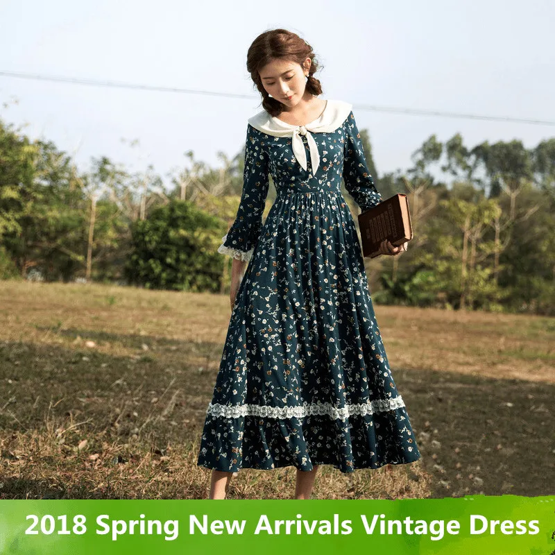 sukienki Women Spring 2019 Vintage Elegant 3/4Flare Sleeve O-Neck Floral Print Lace Patchwork Ladies Long Dress vestido festa
sukienki Women Spring 2019 Vintage Elegant 3/4Flare Sleeve O-Neck Floral Print Lace Patchwork Ladies Long Dress vestido festa