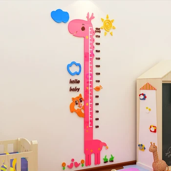3d giraffe height measure wall sticker for kids rooms 3D Acrylic wallpaper home decoration posters For bedroom decor kindergarte
3d giraffe height measure wall sticker for kids rooms 3D Acrylic wallpaper home decoration posters For bedroom decor kindergarte