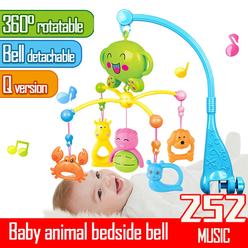Newborn Infant Baby Music Bed Bell Toys For Children Boys Girls On 360 Degree Portable Bed Bell Cribs Mobile Musical Box Rattles
Newborn Infant Baby Music Bed Bell Toys For Children Boys Girls On 360 Degree Portable Bed Bell Cribs Mobile Musical Box Rattles