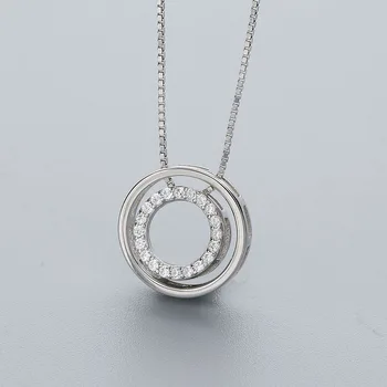 S- S925 Silver Necklaces Women's Fashion Fine Stone set chain chain Silver Necklaces
S- S925 Silver Necklaces Women's Fashion Fine Stone set chain chain Silver Necklaces