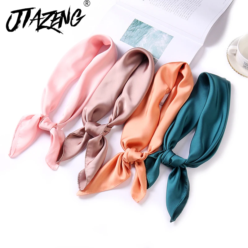 Women Silk Scarf Hair Accessories Soft Square Headwear hijab Elagent Scarf f Ladies Luxury Brand Shawls 70*70cm Fashion Bandana
Women Silk Scarf Hair Accessories Soft Square Headwear hijab Elagent Scarf f Ladies Luxury Brand Shawls 70*70cm Fashion Bandana