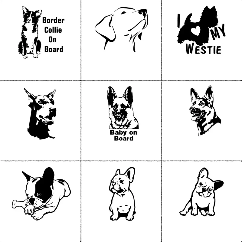 Drop Shipping Bulldog Stickers For Cars Interesting Vinyl Decals Car Sticker Black/Silver Car-Styling
Drop Shipping Bulldog Stickers For Cars Interesting Vinyl Decals Car Sticker Black/Silver Car-Styling