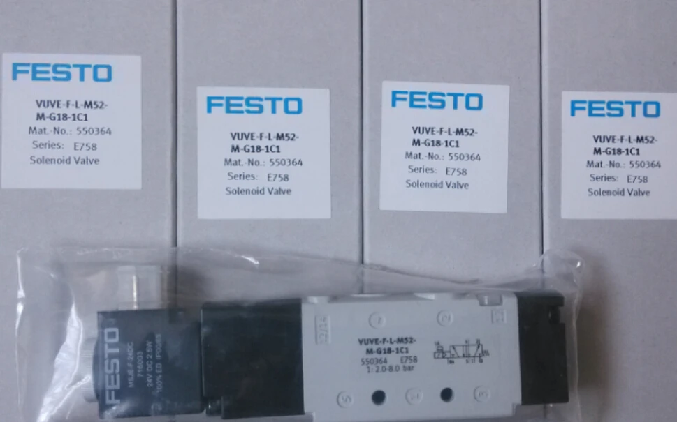 VUVE-F-L-M52-M-G18-1C1 550364 solenoid valves body FESTO without Coil free shipping
VUVE-F-L-M52-M-G18-1C1 550364 solenoid valves body FESTO without Coil free shipping