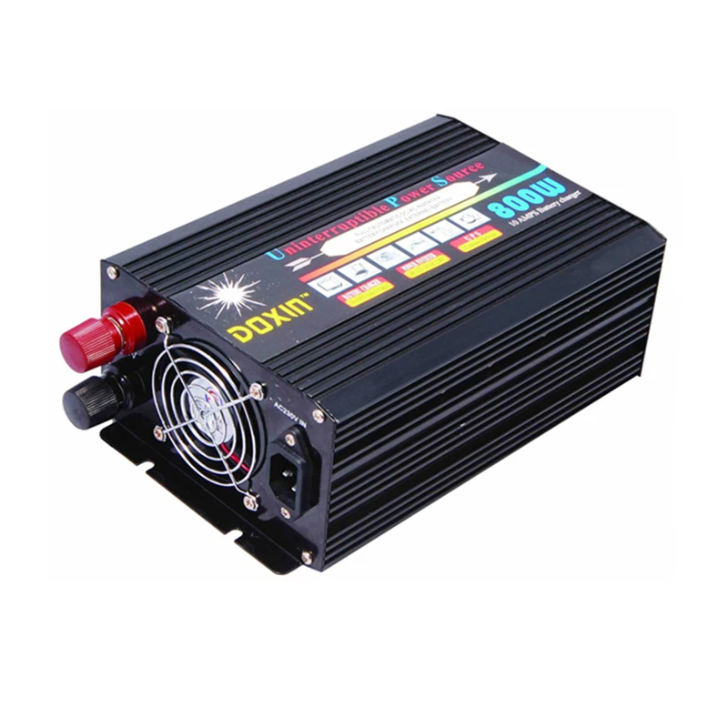 DC12V/24V to AC220V 50HZ 800W Modified Sine Wave Inverter With 10A Battery Charger UPS Power Inverter