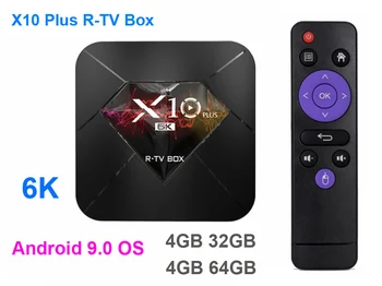 50PCS/LOT X10 Plus TV Box Android 9.0 4G 64G Quad-Core WiFi 3D H.265 6K Set Top Box Allwinner
50PCS/LOT X10 Plus TV Box Android 9.0 4G 64G Quad-Core WiFi 3D H.265 6K Set Top Box Allwinner
