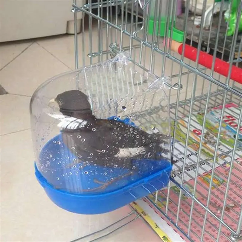 Small Bird Bathub Box Non-toxic Parrot Bathtub Clean Box Pet Birds Cage Hanging Bowl Bird Cleaning Tool Cage Accessories
Small Bird Bathub Box Non-toxic Parrot Bathtub Clean Box Pet Birds Cage Hanging Bowl Bird Cleaning Tool Cage Accessories