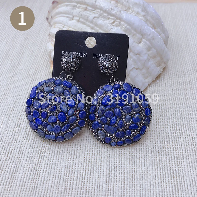 Fashionable personality atmosphere natural stone earring female temperament earrings ultra flash crystal
Fashionable personality atmosphere natural stone earring female temperament earrings ultra flash crystal