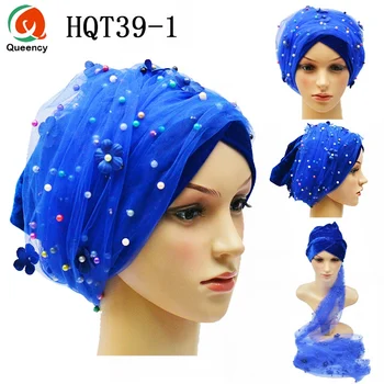 HQT39 African Velvet Net Turban Headtie Scarf Muslim Hijab Bonnet With Colorful Beads and applique For Ladies Wedding and party
HQT39 African Velvet Net Turban Headtie Scarf Muslim Hijab Bonnet With Colorful Beads and applique For Ladies Wedding and party