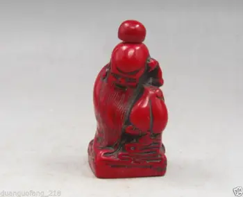 Elaborate Interesting Chinese Old God of Longevity Sent Peach Statue Snuff Bottle
Elaborate Interesting Chinese Old God of Longevity Sent Peach Statue Snuff Bottle