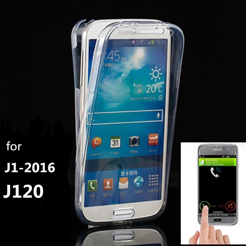 J120 Crystal Touch Full body Transparent Case for Samsung Galaxy J1-2016 Cover Soft 360 Silicone Phone bag Cases 120 SM 2016J1
J120 Crystal Touch Full body Transparent Case for Samsung Galaxy J1-2016 Cover Soft 360 Silicone Phone bag Cases 120 SM 2016J1
