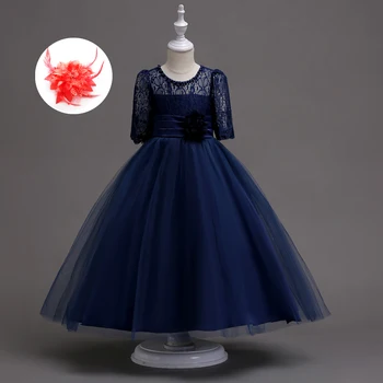 Fashion Vintage Teenager Party Clothes Evening Gowns for Little Girls Wedding White Red Navy Blue Dresses for Kids
Fashion Vintage Teenager Party Clothes Evening Gowns for Little Girls Wedding White Red Navy Blue Dresses for Kids