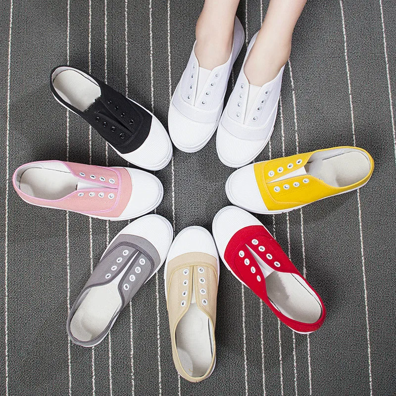Women Canvas Shoes Casual Vulcanize Shoes Woman Flats White Shoes Breathable shoes Ladies Espadrilles Big Size 35-40 SP-24
Women Canvas Shoes Casual Vulcanize Shoes Woman Flats White Shoes Breathable shoes Ladies Espadrilles Big Size 35-40 SP-24