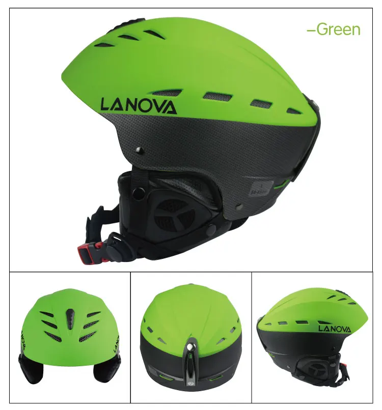 LANOVA brand ski helmet adult ski helmet man skating / skateboard helmet multicolor snow sports helmets 30