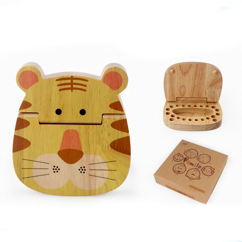 Toddlers Infant Tooth Box Organizer Save Milk Kids Teeth Cartoon Tiger Wood Storage Box Best Gifts Toys for Children 3-6 YEARS
Toddlers Infant Tooth Box Organizer Save Milk Kids Teeth Cartoon Tiger Wood Storage Box Best Gifts Toys for Children 3-6 YEARS