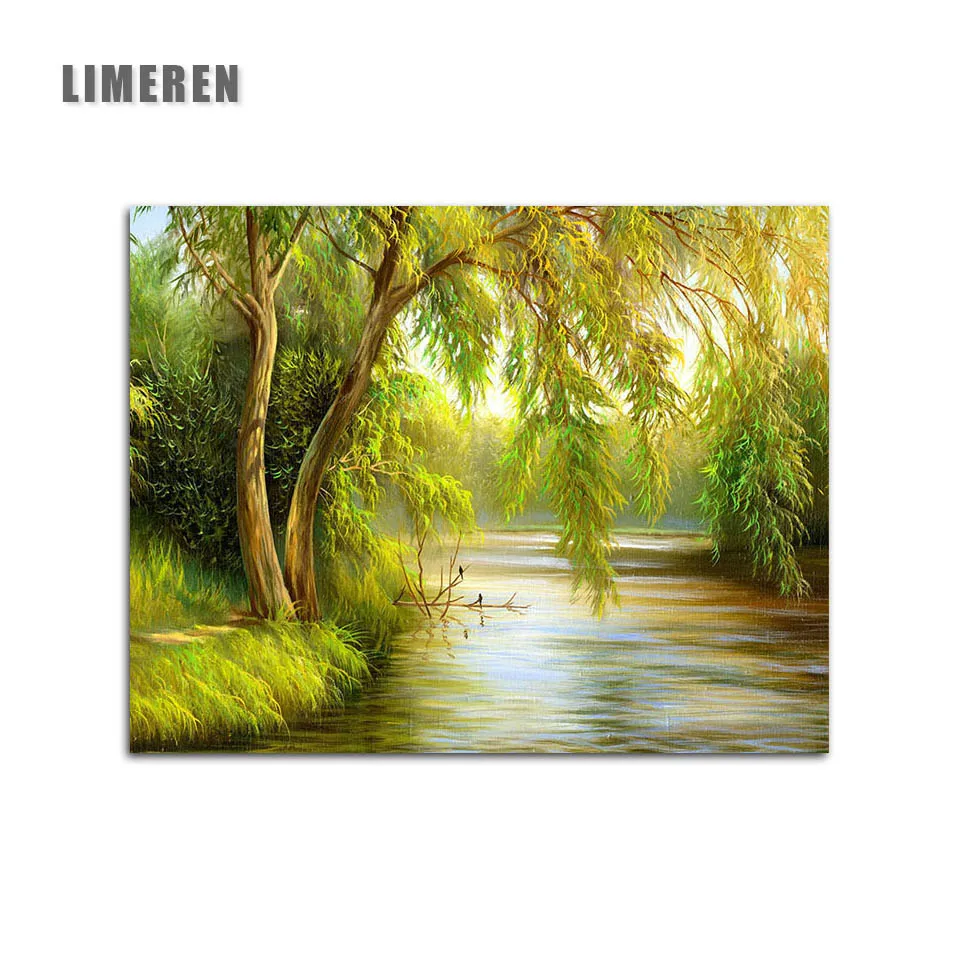 Spring Willow River Picture DIY Coloring By Numbers Kits Digital Oil Painting By Numbers On Canvas For Living Room Wall Art
Spring Willow River Picture DIY Coloring By Numbers Kits Digital Oil Painting By Numbers On Canvas For Living Room Wall Art