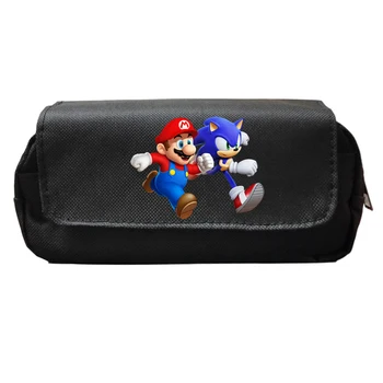 Cute Mario & Sonic Daily Pencil Case Students Kids Pen Box Boys Girls Back to School Gift Kids Gifts Cute Stationery Storage
Cute Mario & Sonic Daily Pencil Case Students Kids Pen Box Boys Girls Back to School Gift Kids Gifts Cute Stationery Storage