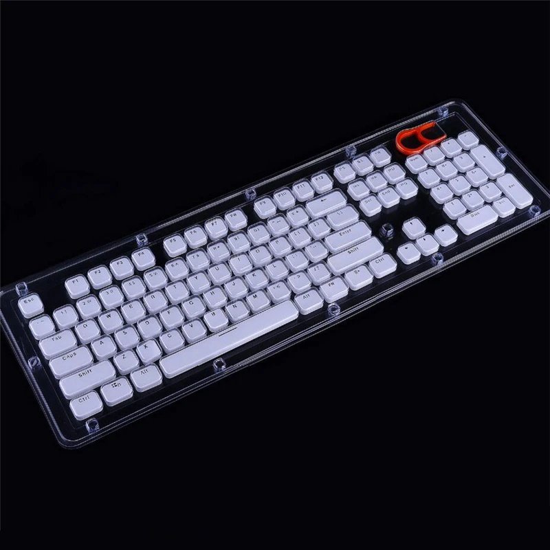 Retro Keycaps Double Shot Injection White Bi-Color Crystal Edge keys for Mechanical Keyboard with 104 key cap US Layout
Retro Keycaps Double Shot Injection White Bi-Color Crystal Edge keys for Mechanical Keyboard with 104 key cap US Layout