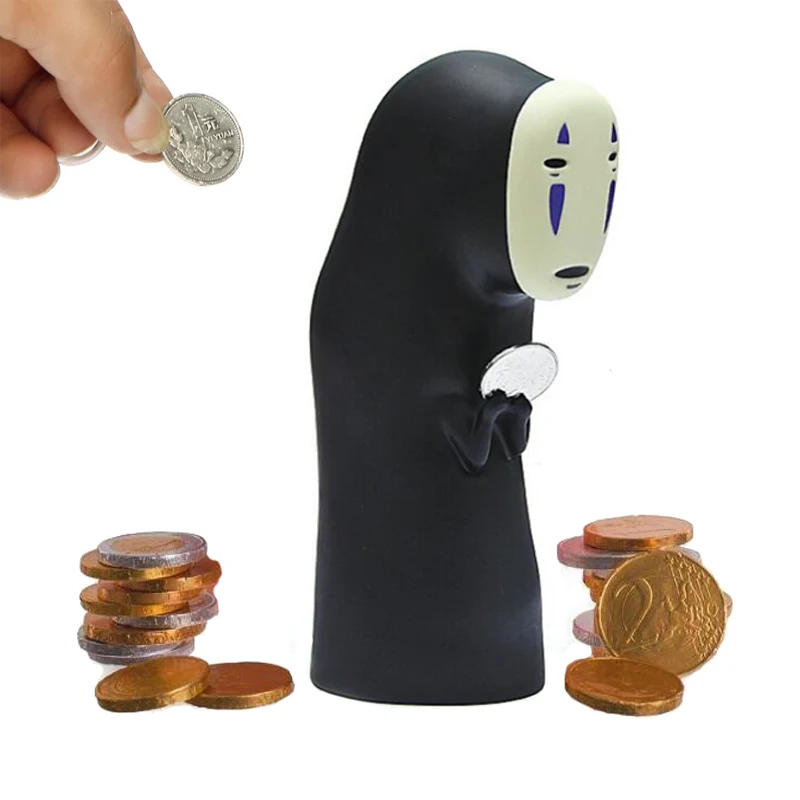 No Face Man Piggy Bank Vinyl Money Boxes Coin Bank Figurines Saving Money Home Decor Christmas Gift For Kids Children
No Face Man Piggy Bank Vinyl Money Boxes Coin Bank Figurines Saving Money Home Decor Christmas Gift For Kids Children