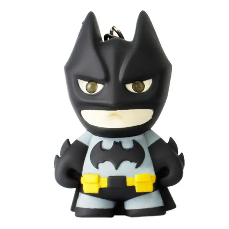 Cartoon Animal Sound Pendant LED Superhero Batman Design KeyChain KeyRing Car Trinket Flashlight Key Chains Figure Keyrings Gift
Cartoon Animal Sound Pendant LED Superhero Batman Design KeyChain KeyRing Car Trinket Flashlight Key Chains Figure Keyrings Gift