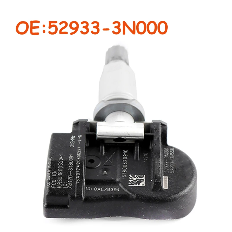 52933-3N000 52933-2M550 For Hyundai Elantra GT Equus Genesis Coupe Santa Fe Kia Cadenza Optima TPMS Tire Pressure Sensor 315MHZ
52933-3N000 52933-2M550 For Hyundai Elantra GT Equus Genesis Coupe Santa Fe Kia Cadenza Optima TPMS Tire Pressure Sensor 315MHZ