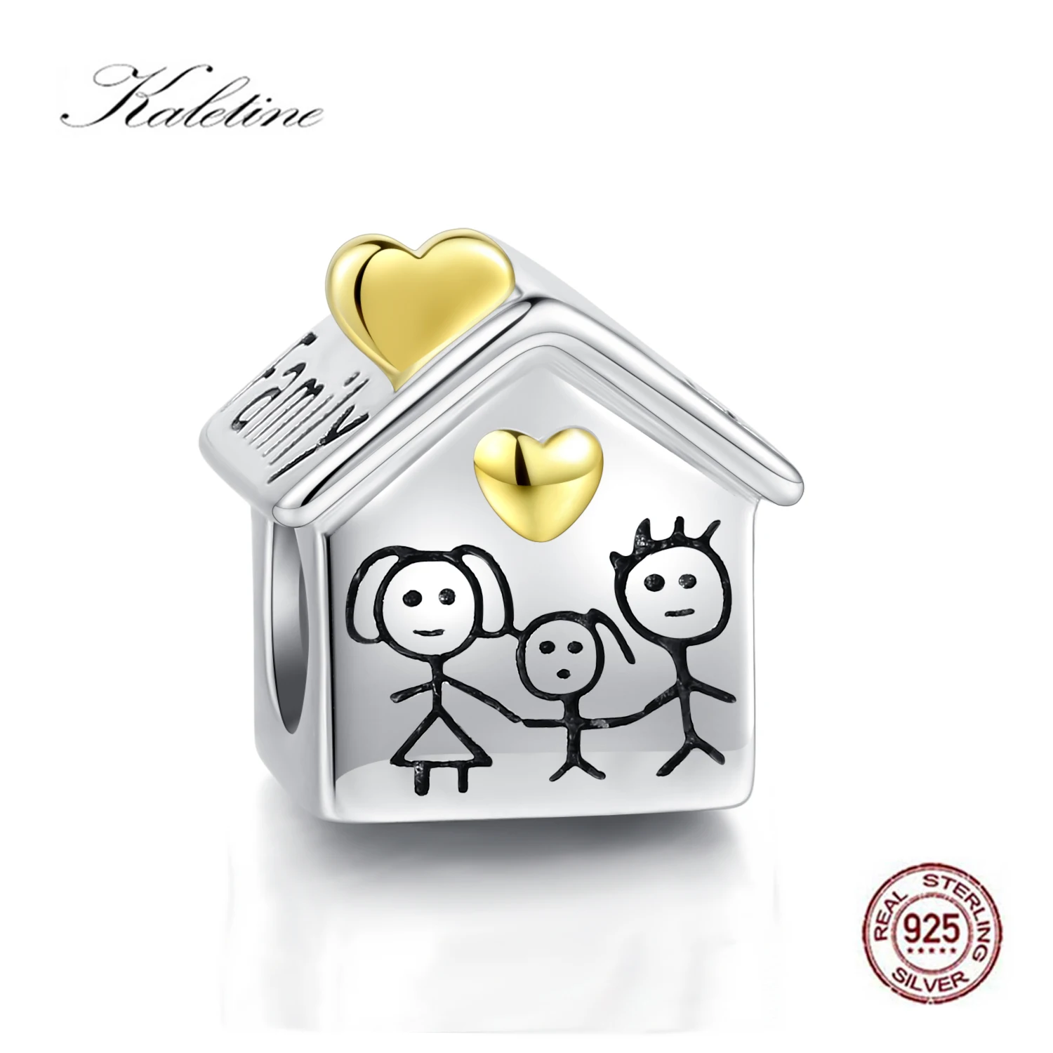 KALETINE Real 925 Sterling Silver Floating Charms for Living Lockets Happy Family Gold Love Jewelry Making Fit Pandora Bracelet
KALETINE Real 925 Sterling Silver Floating Charms for Living Lockets Happy Family Gold Love Jewelry Making Fit Pandora Bracelet