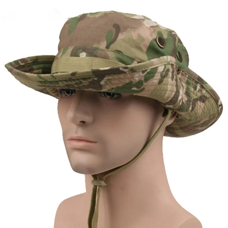 Outdoor Wide Brim Sun Hat Fishing Hiking Cap Camouflage Boonie Safari Airsoft Summer Jungle Hunting Tactical Boonie Hat
Outdoor Wide Brim Sun Hat Fishing Hiking Cap Camouflage Boonie Safari Airsoft Summer Jungle Hunting Tactical Boonie Hat