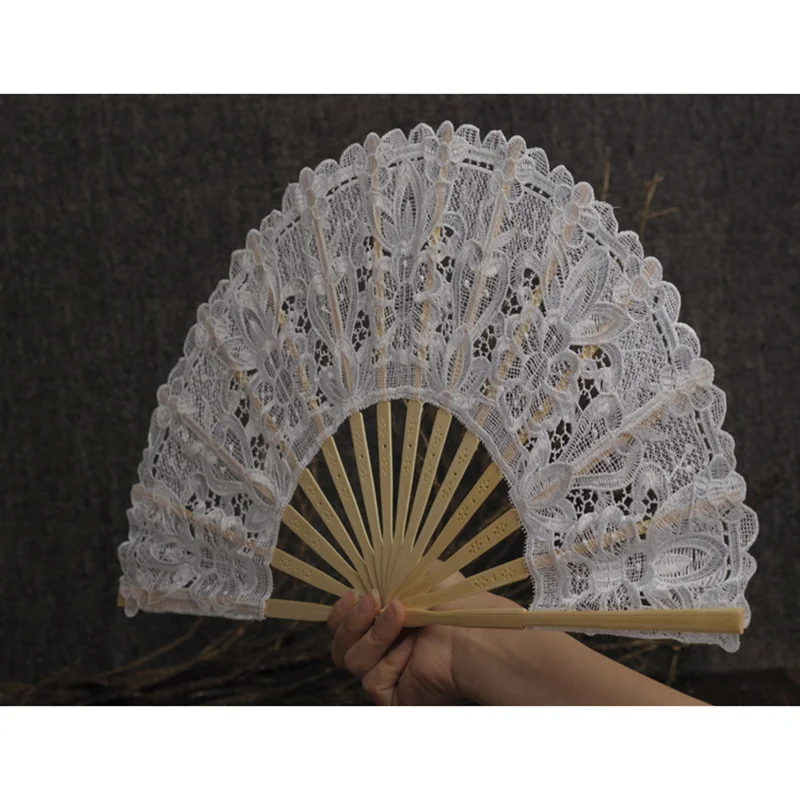 Hot Hand Held Folding Fans Openwork Lace Lightweight Fans for Wedding Supplies MDD88
Hot Hand Held Folding Fans Openwork Lace Lightweight Fans for Wedding Supplies MDD88