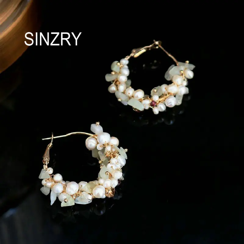 SINZRY unique design Natural FreshWater Pearl handmade creative Drop Earrings For Women Party Dangle Earrings
SINZRY unique design Natural FreshWater Pearl handmade creative Drop Earrings For Women Party Dangle Earrings