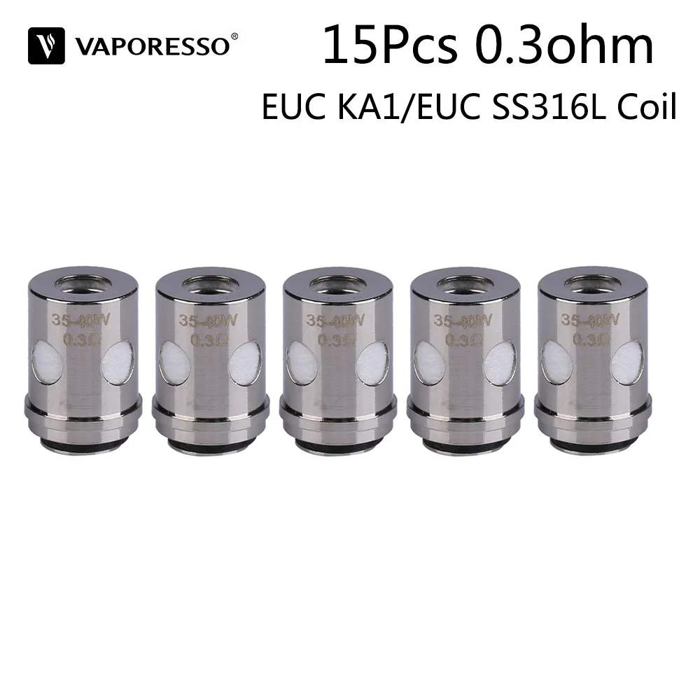 15pcs Original Vaporesso Coil Vape 0.3ohm VECO ONE EUC SS316L Coil/VECO ONE Traditional EUC KA1 Coil Head Electronic Cigarette
15pcs Original Vaporesso Coil Vape 0.3ohm VECO ONE EUC SS316L Coil/VECO ONE Traditional EUC KA1 Coil Head Electronic Cigarette