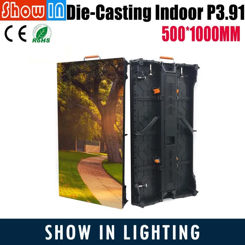 Indoor P3.91 LED Screen Panel SMD 3in1 500*1000mm Cabinet Die Casting Aluminum Rental For Advertising Signs With Flightcase
Indoor P3.91 LED Screen Panel SMD 3in1 500*1000mm Cabinet Die Casting Aluminum Rental For Advertising Signs With Flightcase