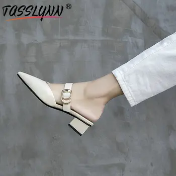 TASSLYNN 2019 Women Pumps Fashion Buckle Cow Leather Pointed Toe Shoes for Woman Med Heels Elegant Slip-On Women Shoes 34-39
TASSLYNN 2019 Women Pumps Fashion Buckle Cow Leather Pointed Toe Shoes for Woman Med Heels Elegant Slip-On Women Shoes 34-39