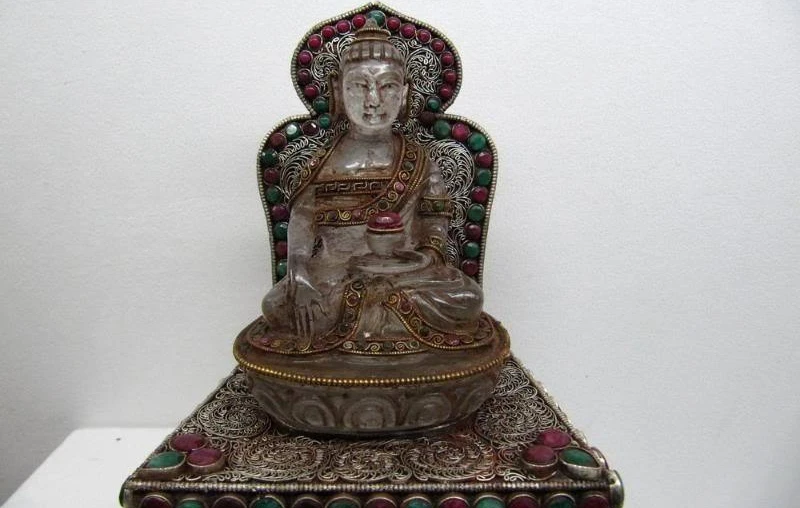 6 Tibet Silver inlay ruby beryl Gem crystal Amitabha Tathagata Sakyamuni Buddha
6 Tibet Silver inlay ruby beryl Gem crystal Amitabha Tathagata Sakyamuni Buddha