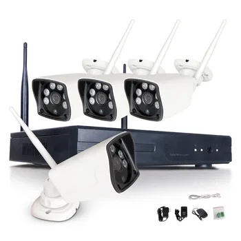 4CH CCTV System Wireless 1080P NVR 4PCS 2.0MP IR Outdoor P2P Wifi IP CCTV Security Camera System Surveillance Kit 1TB HDD
4CH CCTV System Wireless 1080P NVR 4PCS 2.0MP IR Outdoor P2P Wifi IP CCTV Security Camera System Surveillance Kit 1TB HDD