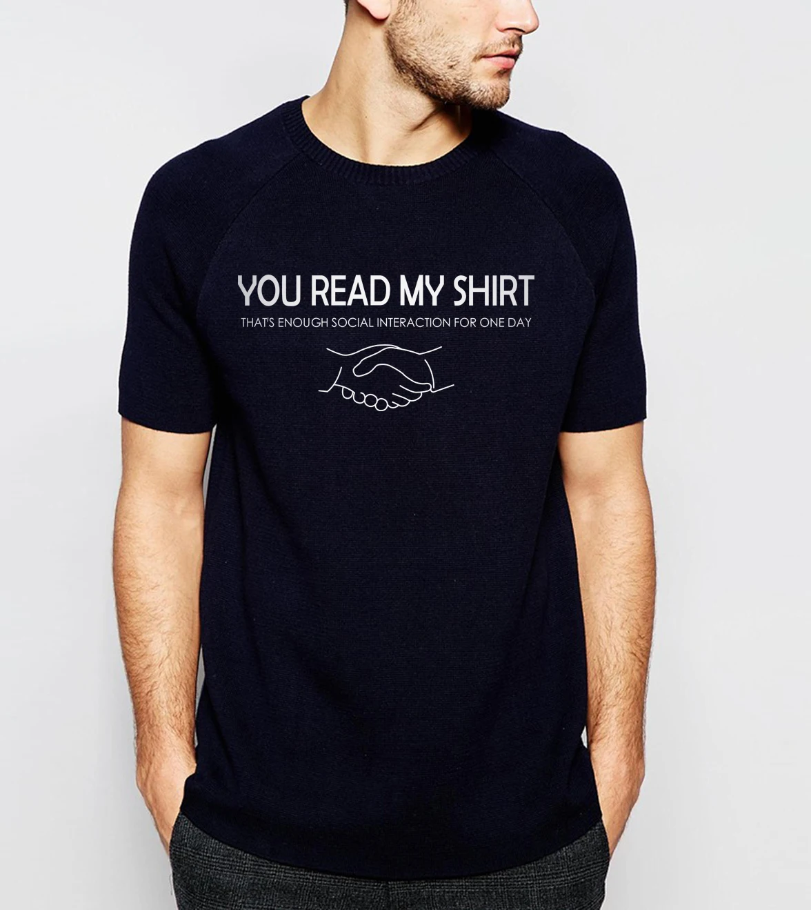 Funny T Shirts You Read My Shirt That's Enough Letters Print 2019 Summer New 100% Cotton High Quality Slim Fit Men Streetwear
Funny T Shirts You Read My Shirt That's Enough Letters Print 2019 Summer New 100% Cotton High Quality Slim Fit Men Streetwear