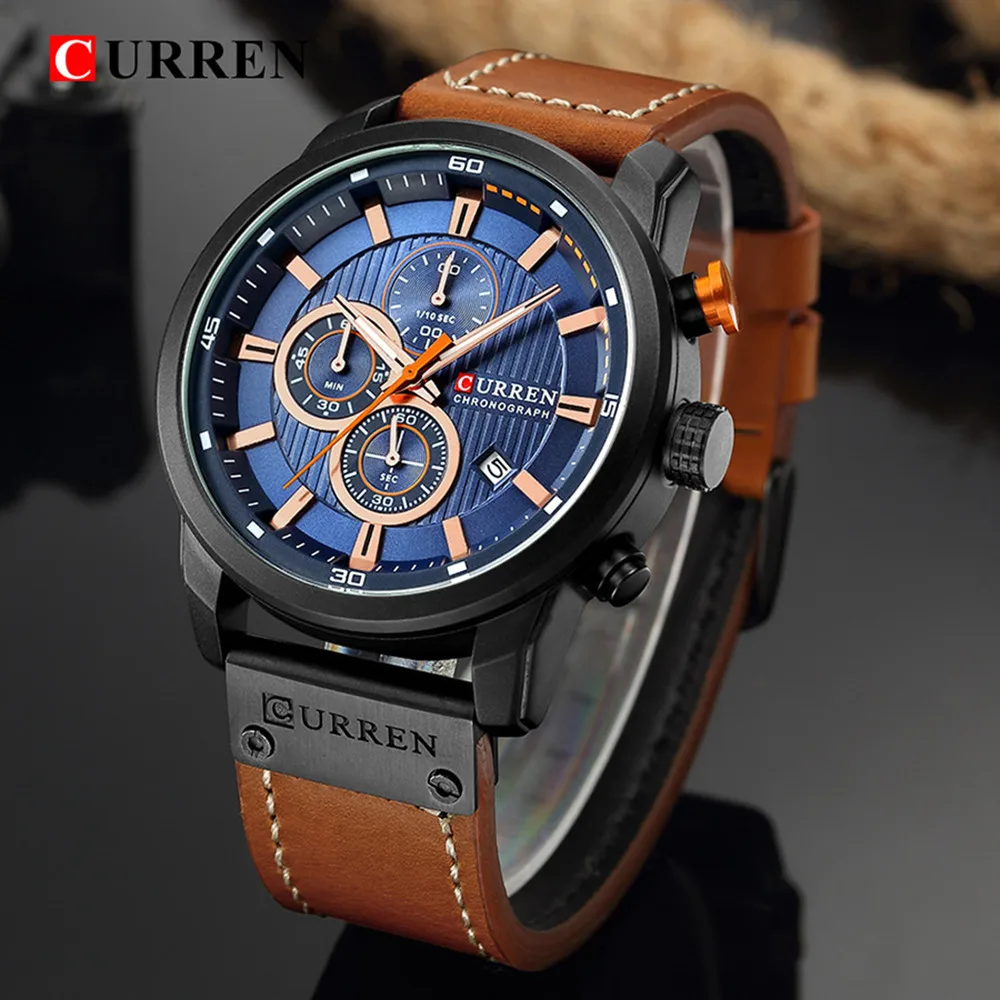 CURREN Luxury Brand Men Analog Digital Leather Sports Watches Men's Army Military Watch Man Quartz Clock Relogio Masculino Gold
CURREN Luxury Brand Men Analog Digital Leather Sports Watches Men's Army Military Watch Man Quartz Clock Relogio Masculino Gold