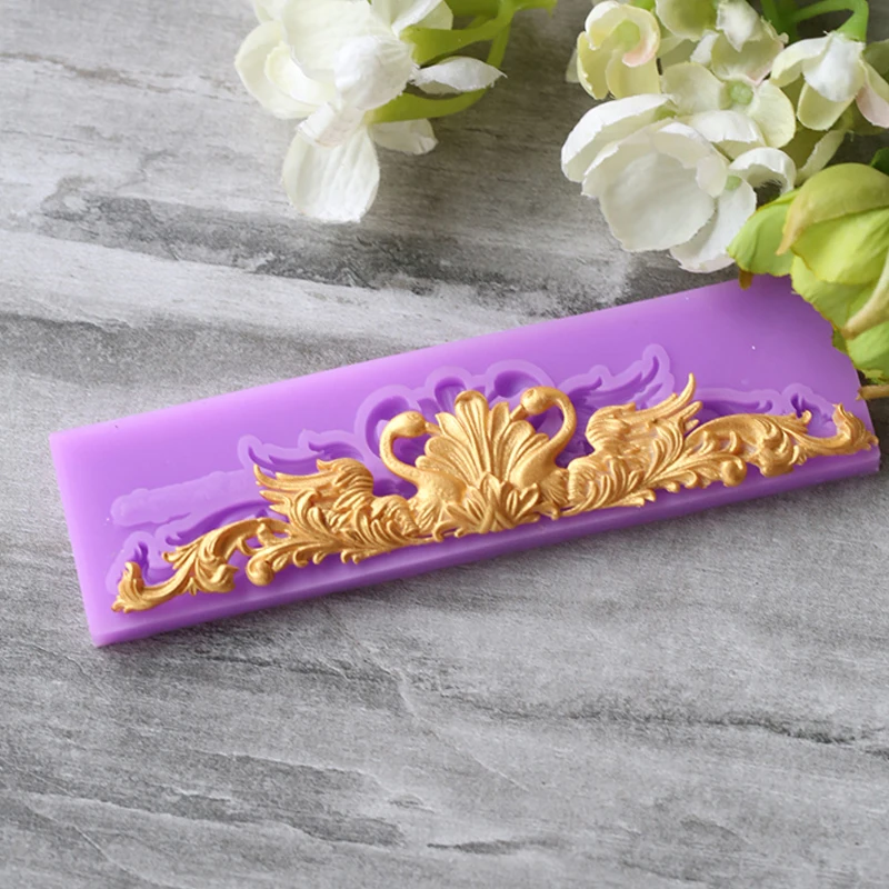 Yueyue Sugarcraft 1 piece Border silicone mold fondant mold cake decorating tools chocolate gumpaste mold CK-SM-138
Yueyue Sugarcraft 1 piece Border silicone mold fondant mold cake decorating tools chocolate gumpaste mold CK-SM-138