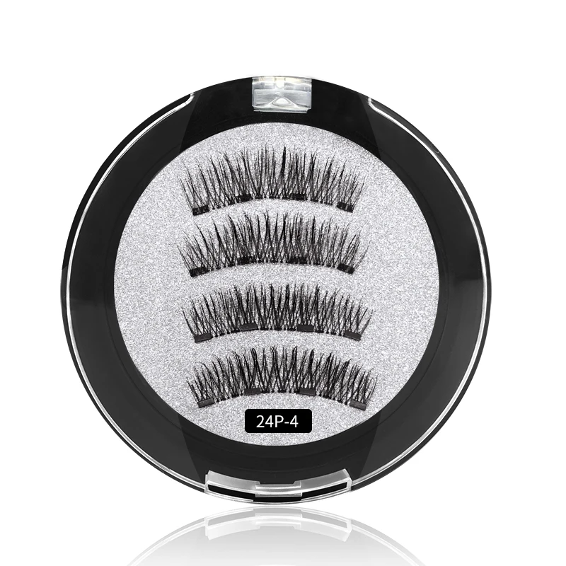 Magnetic Eyelash With 4 Magnets False Eyelashes Reusable Natural Curl Magnet Makeup Eyelash Extension
Magnetic Eyelash With 4 Magnets False Eyelashes Reusable Natural Curl Magnet Makeup Eyelash Extension