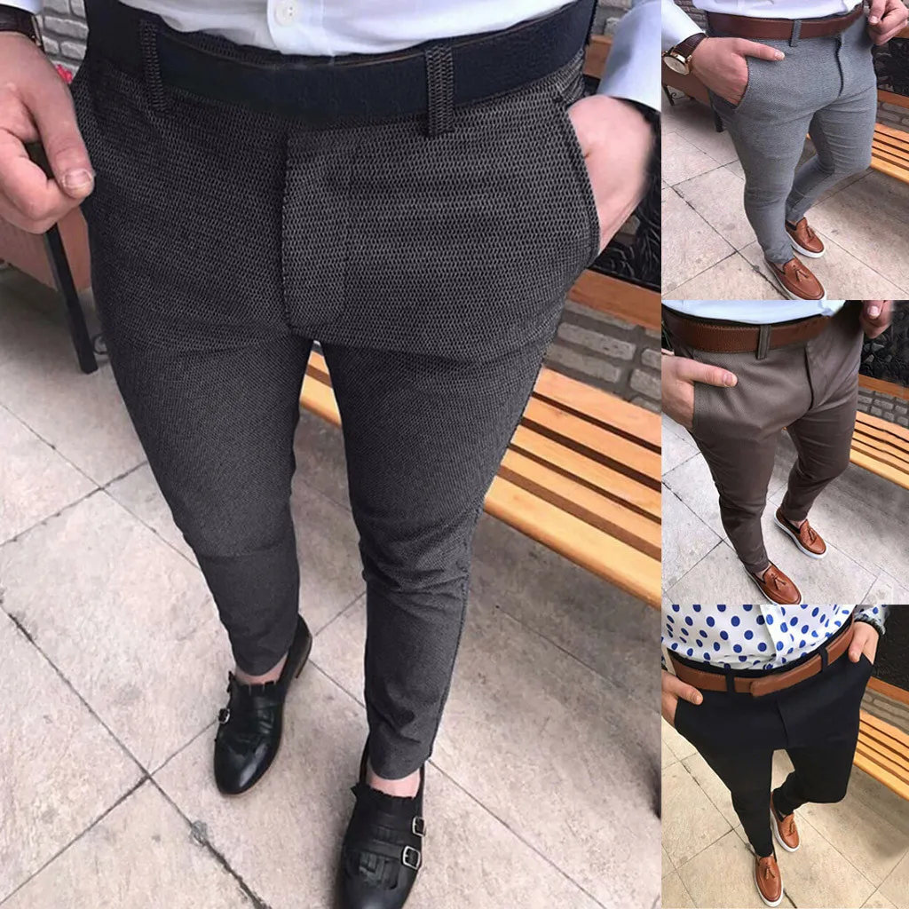 Men's Long Business Slim Expandable Trousers Suit Pants Plain-Front Pant pantalones hombre streetwear joggers pantalon homme
Men's Long Business Slim Expandable Trousers Suit Pants Plain-Front Pant pantalones hombre streetwear joggers pantalon homme