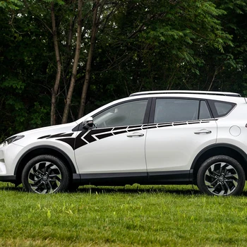 car decals 2 Pcs cool racing side door gradient graphic vinyls scratch protect car accessories stickers custom For toyota rav4
car decals 2 Pcs cool racing side door gradient graphic vinyls scratch protect car accessories stickers custom For toyota rav4