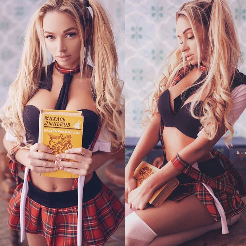 Pleated skirtCosplay Sexy lingerie European and American student uniforms temptation sexy underwear skirt Babydoll Sexy Lingerie
Pleated skirtCosplay Sexy lingerie European and American student uniforms temptation sexy underwear skirt Babydoll Sexy Lingerie