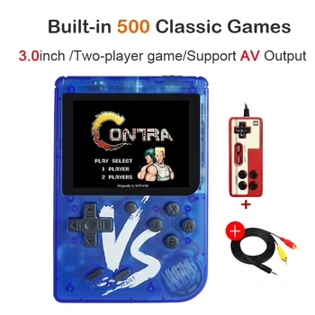 2019 New Retro Mini Handheld Game Console 8 Bit 3.0 Inch Portable Handled Game Player Built-in 500 games Video Game Console
2019 New Retro Mini Handheld Game Console 8 Bit 3.0 Inch Portable Handled Game Player Built-in 500 games Video Game Console