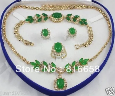 hot sell new - Fast shipping@@hot-set emerald jade Necklace Bracelet Ring Earring + box (A0511)
hot sell new - Fast shipping@@hot-set emerald jade Necklace Bracelet Ring Earring + box (A0511)