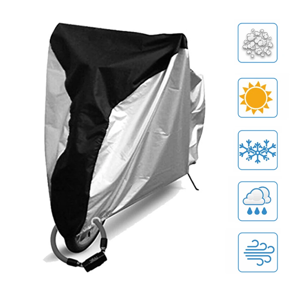 Outdoor Waterproof Bicycle Cover Rain Sun Dustproof Universal Bike Motorbike Rain Cover Lock Hole for Mountain Road Bike S-XL
Outdoor Waterproof Bicycle Cover Rain Sun Dustproof Universal Bike Motorbike Rain Cover Lock Hole for Mountain Road Bike S-XL